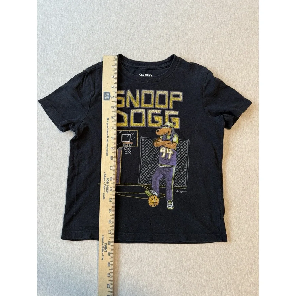 Snoop Dog Old Navy Black Tshirt Size Small 6/7